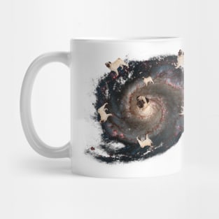 Pug Galaxy Design Mug